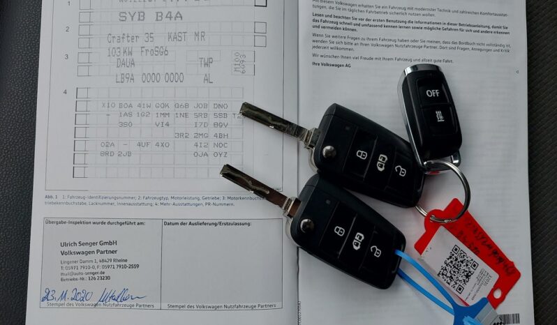 2020 VW CRAFTER 35 L2H2 lleno