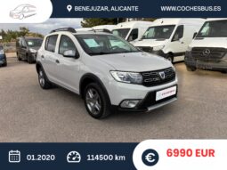 Dacia Sandero Stepway 0.9 90 CV 01.2020 114500km lleno