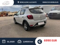 Dacia Sandero Stepway 0.9 90 CV 01.2020 114500km lleno